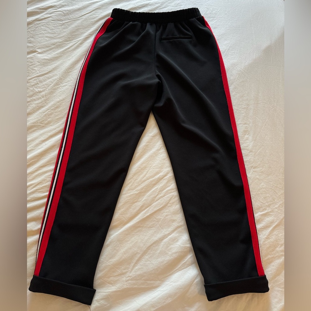 Red Striped Pants